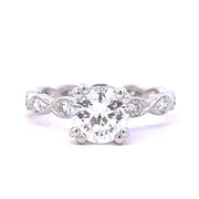 BEVERLY K 18K White Gold Diamond Engagement Ring
